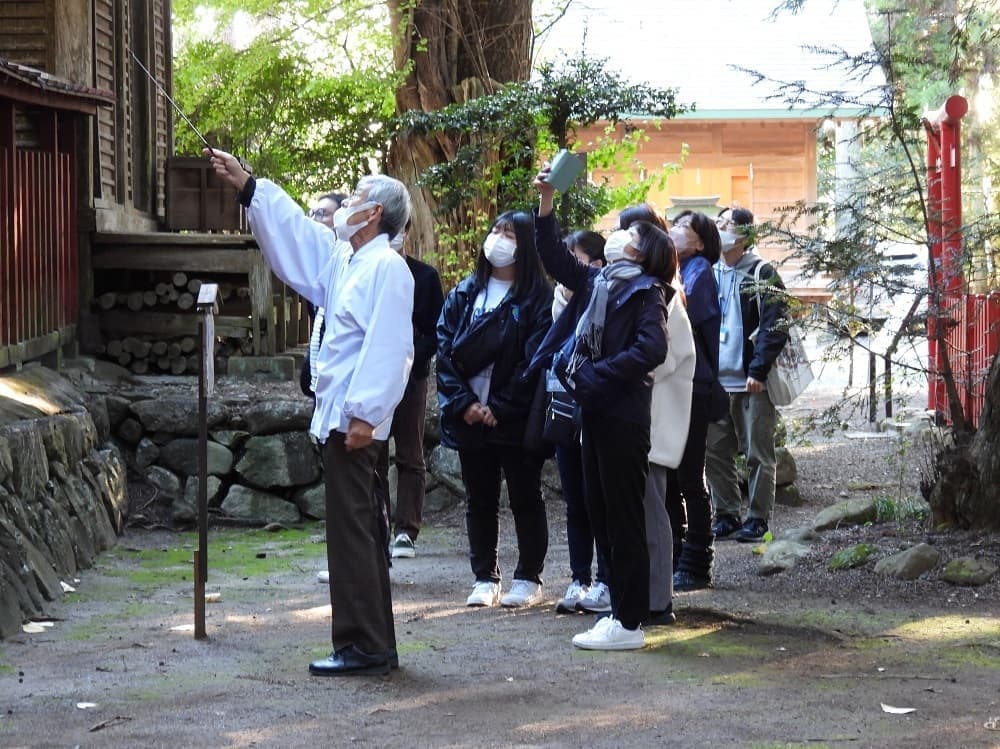 涼ヶ岡八幡神社 装飾型神社建築