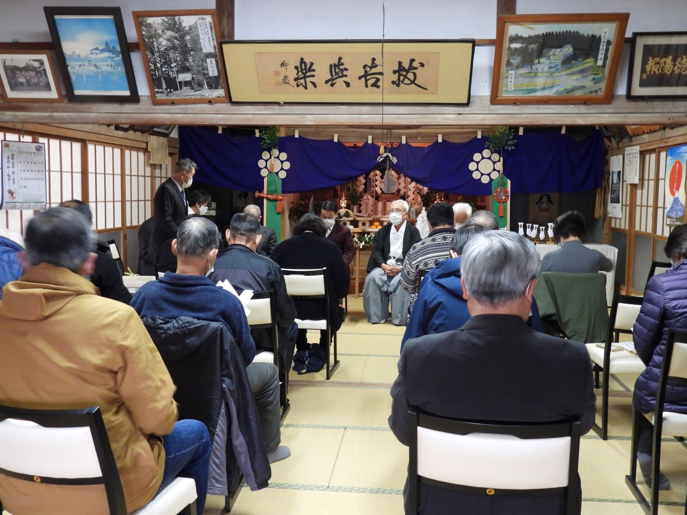 涼ヶ岡八幡神社 八幡神道霊祭会