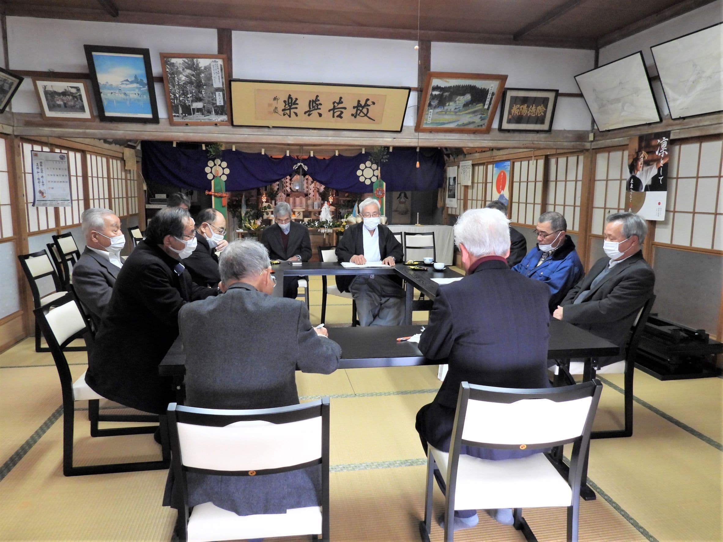 涼ヶ岡八幡神社 八幡神道霊祭会
