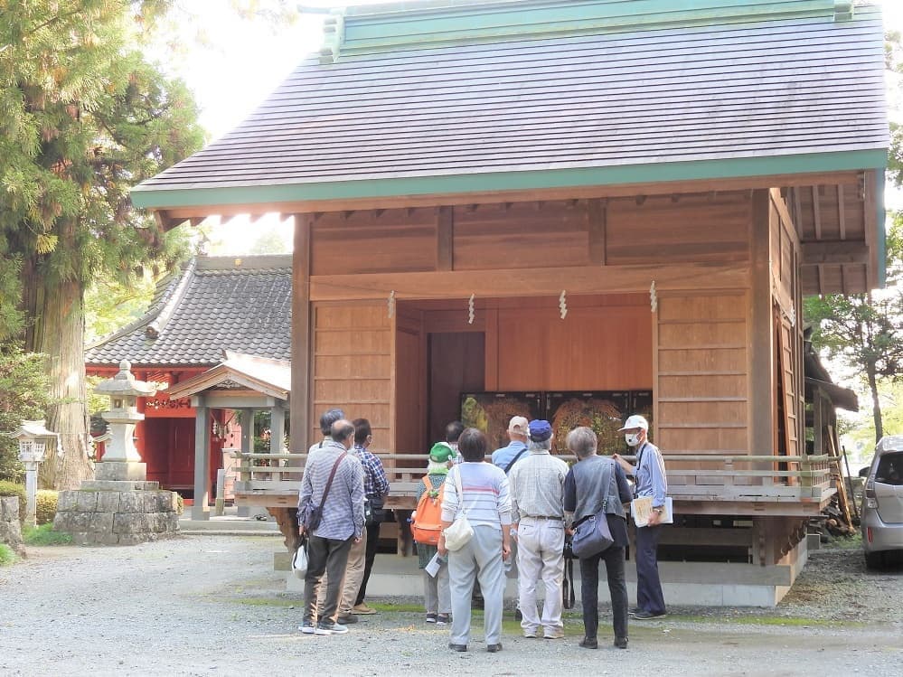 涼ヶ岡八幡神社 天井絵
