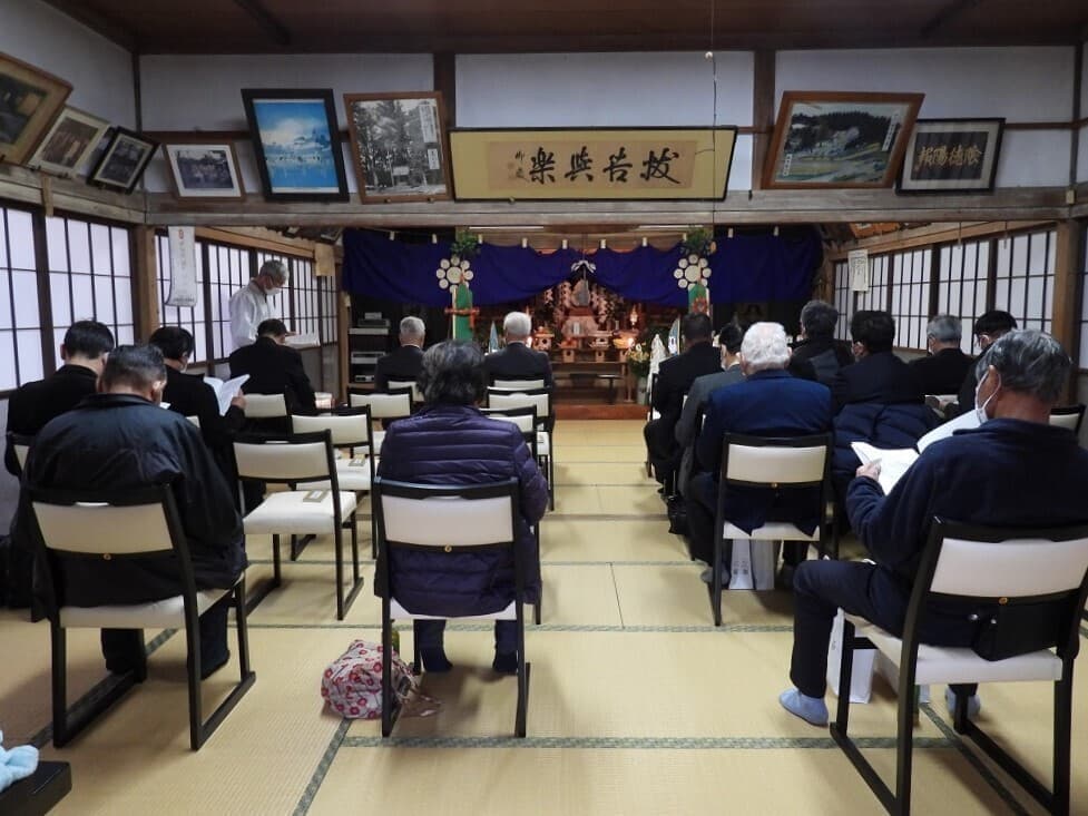 涼ヶ岡八幡神社 八幡神道霊祭会