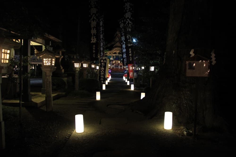 涼ヶ岡八幡神社 例大祭