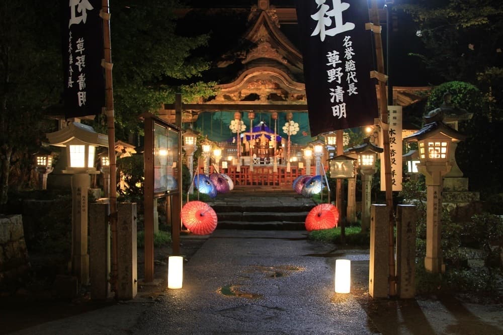 涼ヶ岡八幡神社 例大祭