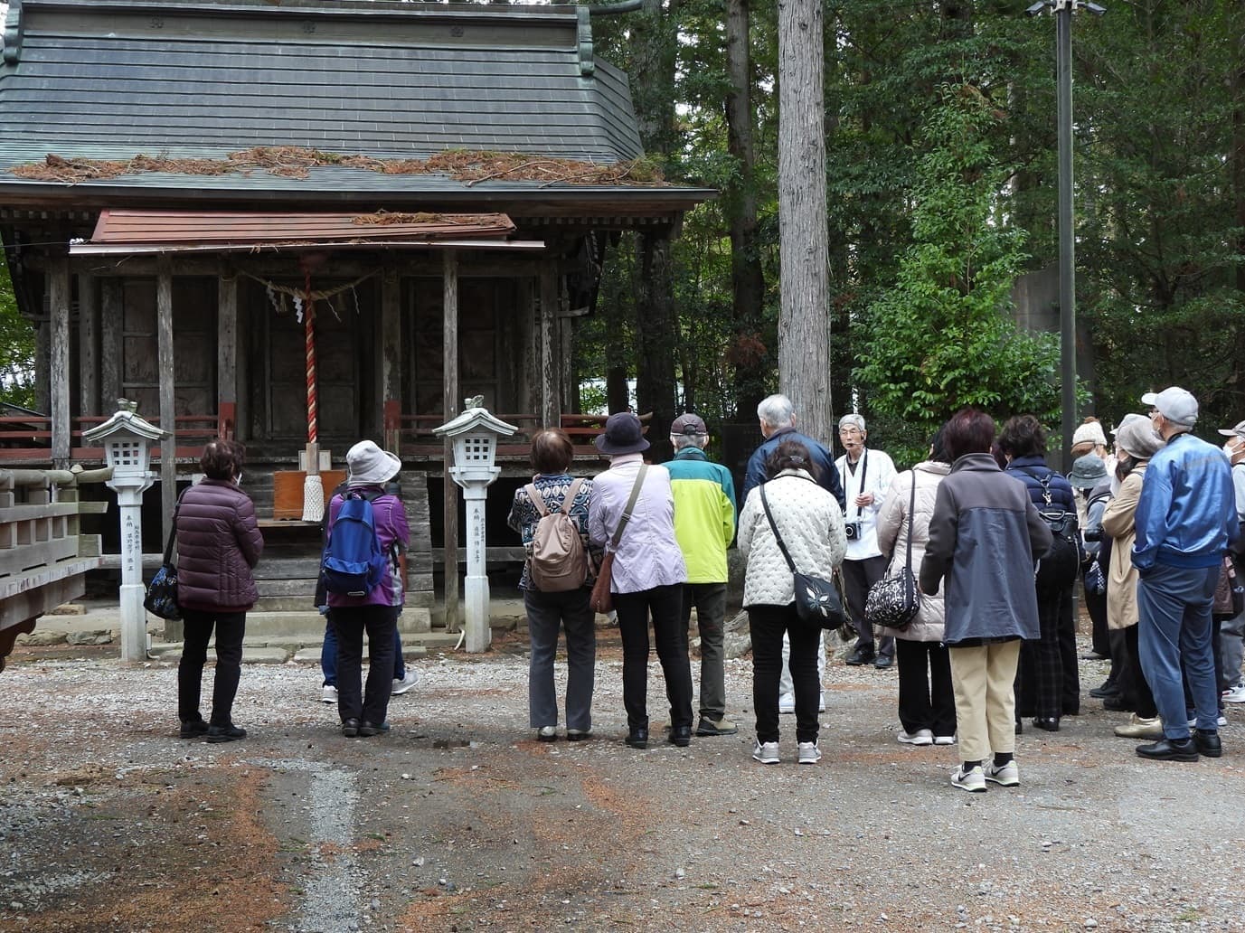 涼ヶ岡八幡神社 本社 拝殿