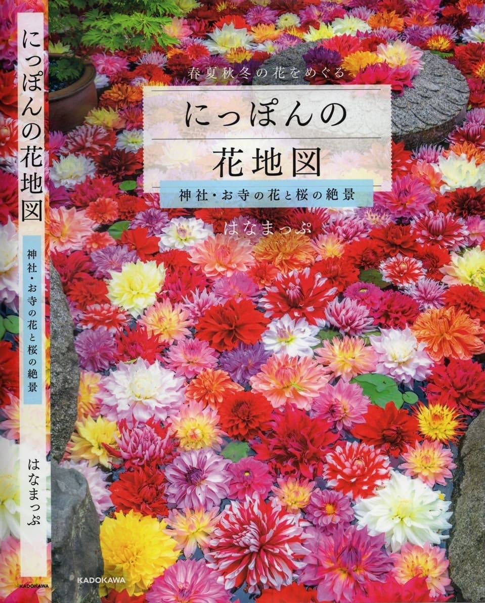涼ヶ岡八幡神社 桜 ライトアップ 角川 にっぽんの花地図