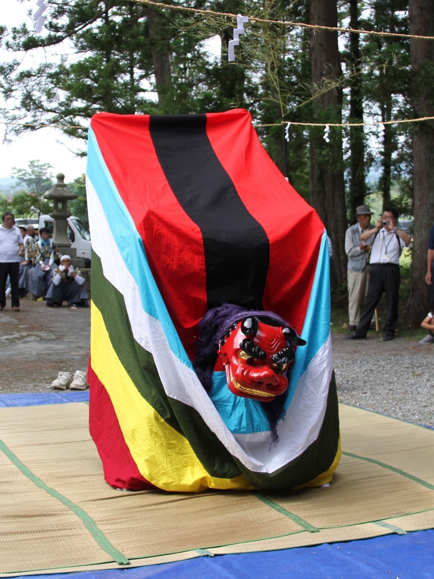 大雷神社 宇多郷の神楽舞