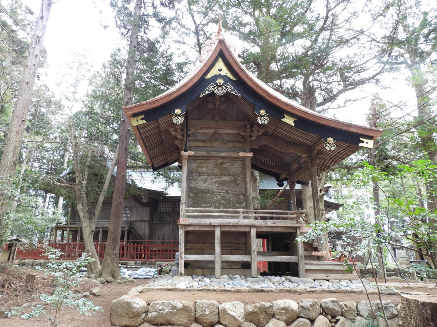 涼ヶ岡八幡神社　亀齢社